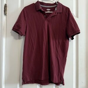 Old Navy Men's Maroon Polo Shirt